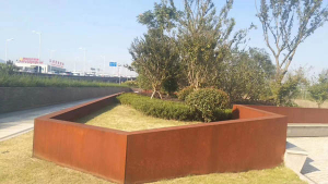 庄河耐候钢挡土墙